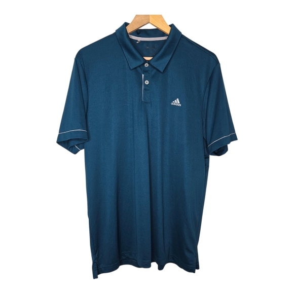 Adidas Mens Performance Golf Polo Shirt Size Large - Picture 1 of 7